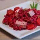 Cviklové krupoto s tofu