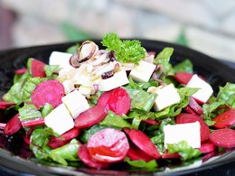 alt s mangoldom, cvilkou a feta syrom